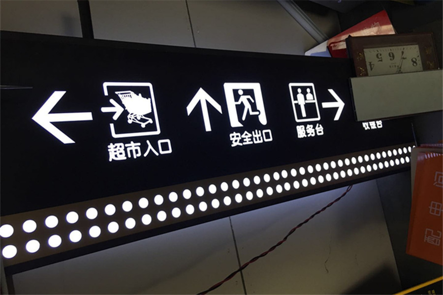超市標識